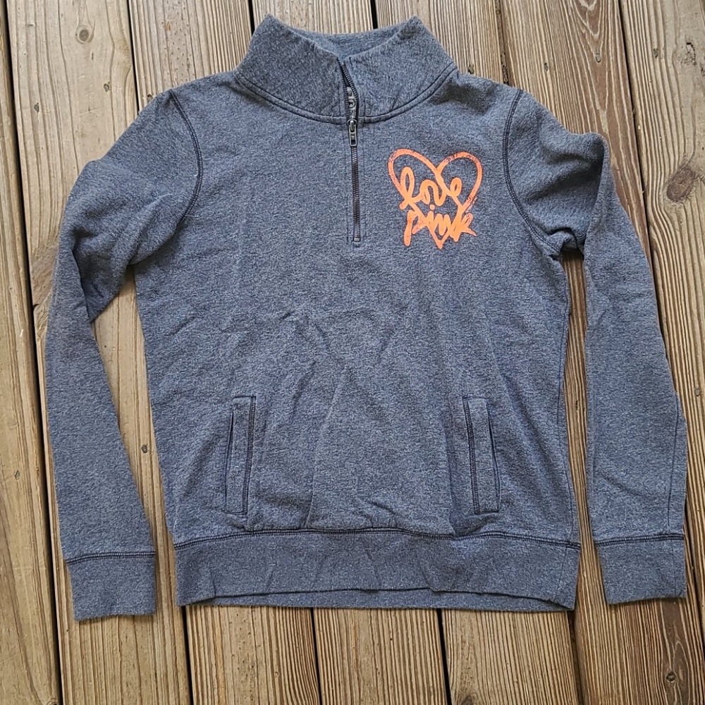 Victoria's Secret PINK Half Zip Pullover